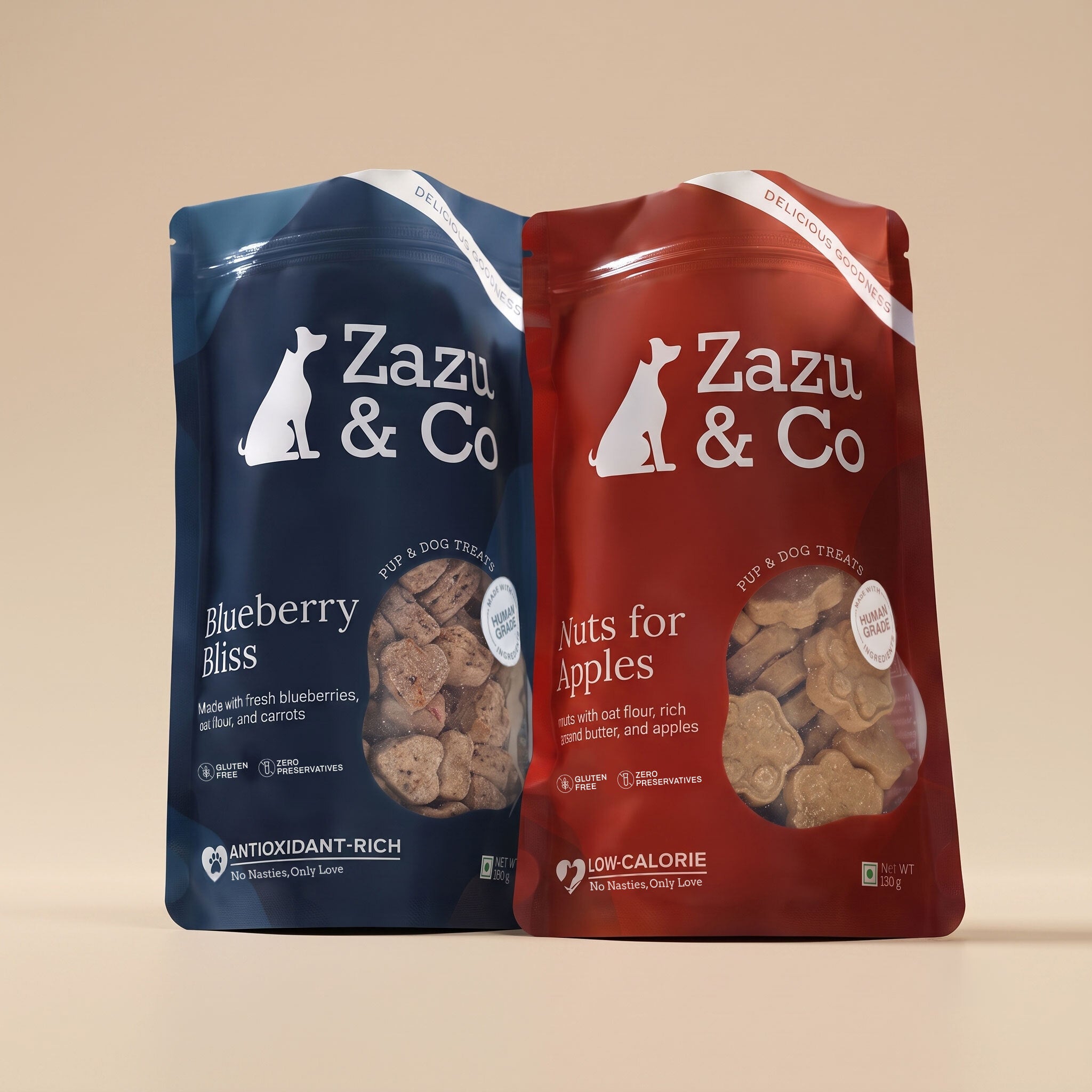 Vegetarian Treats Trial Pack Bundle - 100% Natural Dog Treats