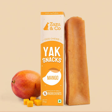 Mango Yak Snacks - 100% Natural & Vegetarian Yak Chews