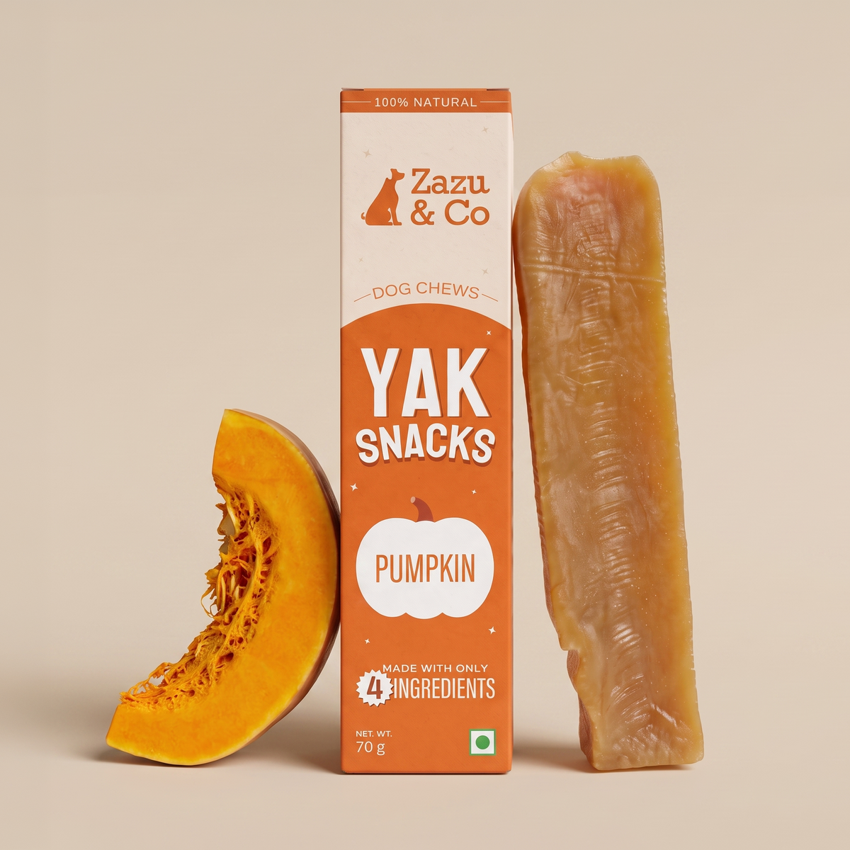 Pumpkin Yak Snacks: Natural Himalayan Yak Chews For Dogs